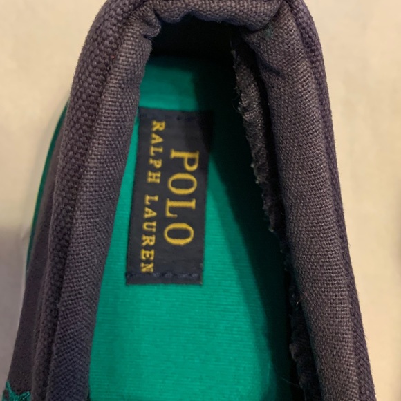 Polo Ralph Lauren Canvas Sneakers Size 6 Excellent - Picture 5 of 9
